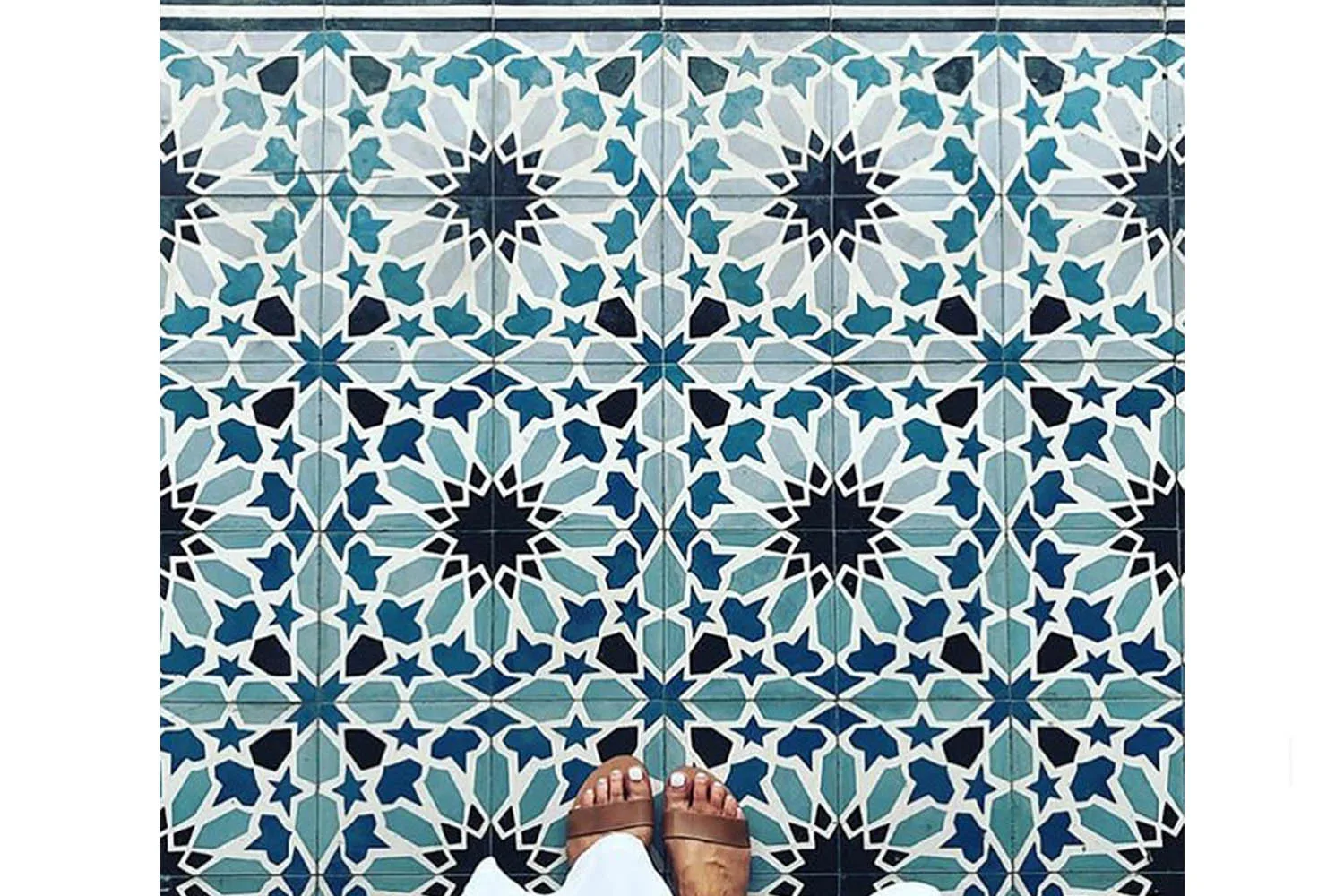 tiled floor