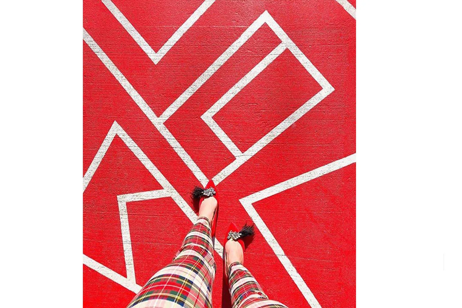 red flooring