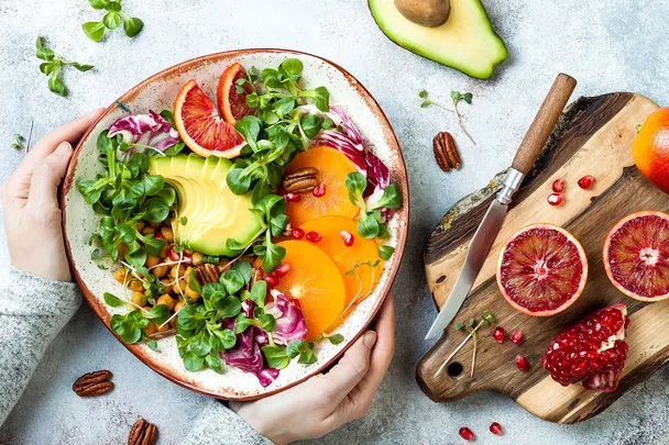 healthy vegetarian meal