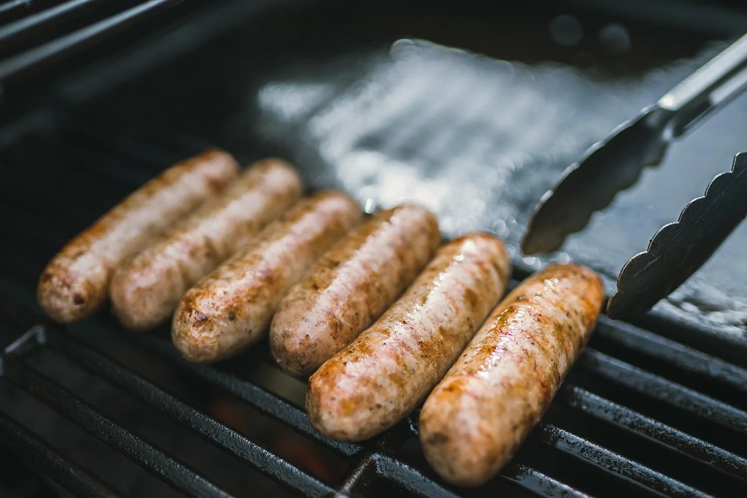 sausage on barbecue