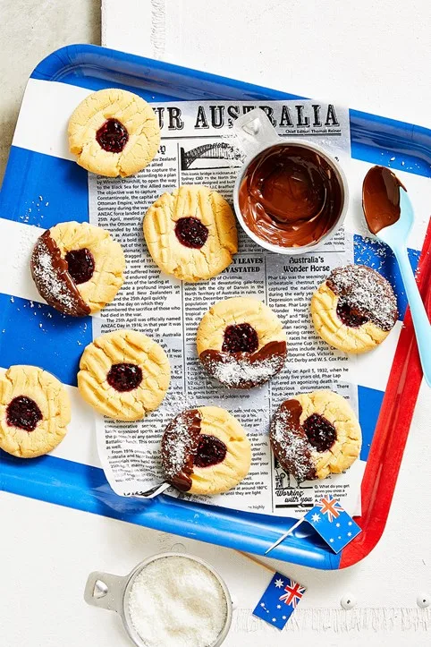 Lamington cookies