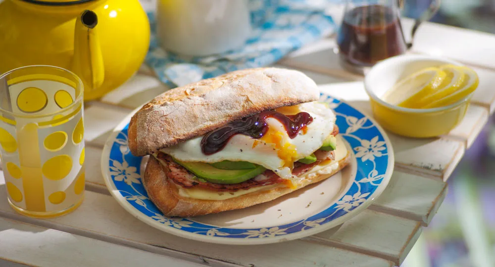 Bacon and egg sambo - Better Homes & Gardens Australia