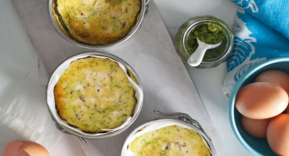 Green egg frittatas - Better Homes & Gardens Australia