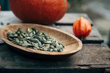 bowl of pumpkin seeds