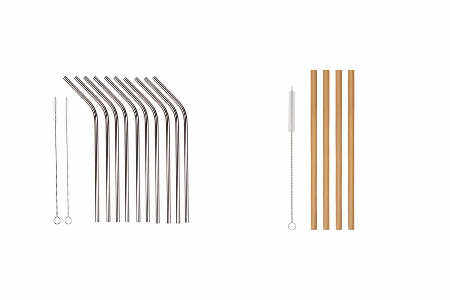 Kmart stainless steel bamboo straws