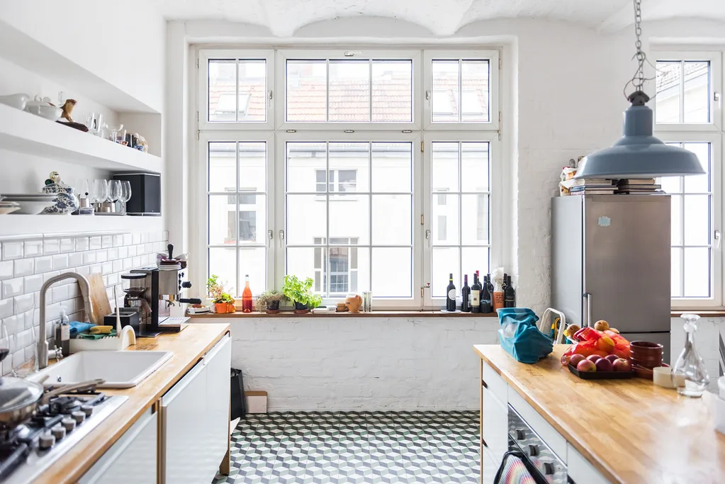 Kitchen all white