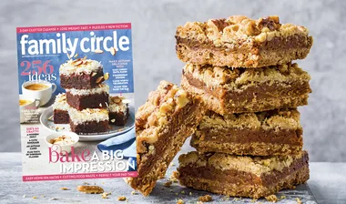 Salted Caramel Honey and Walnut Slice