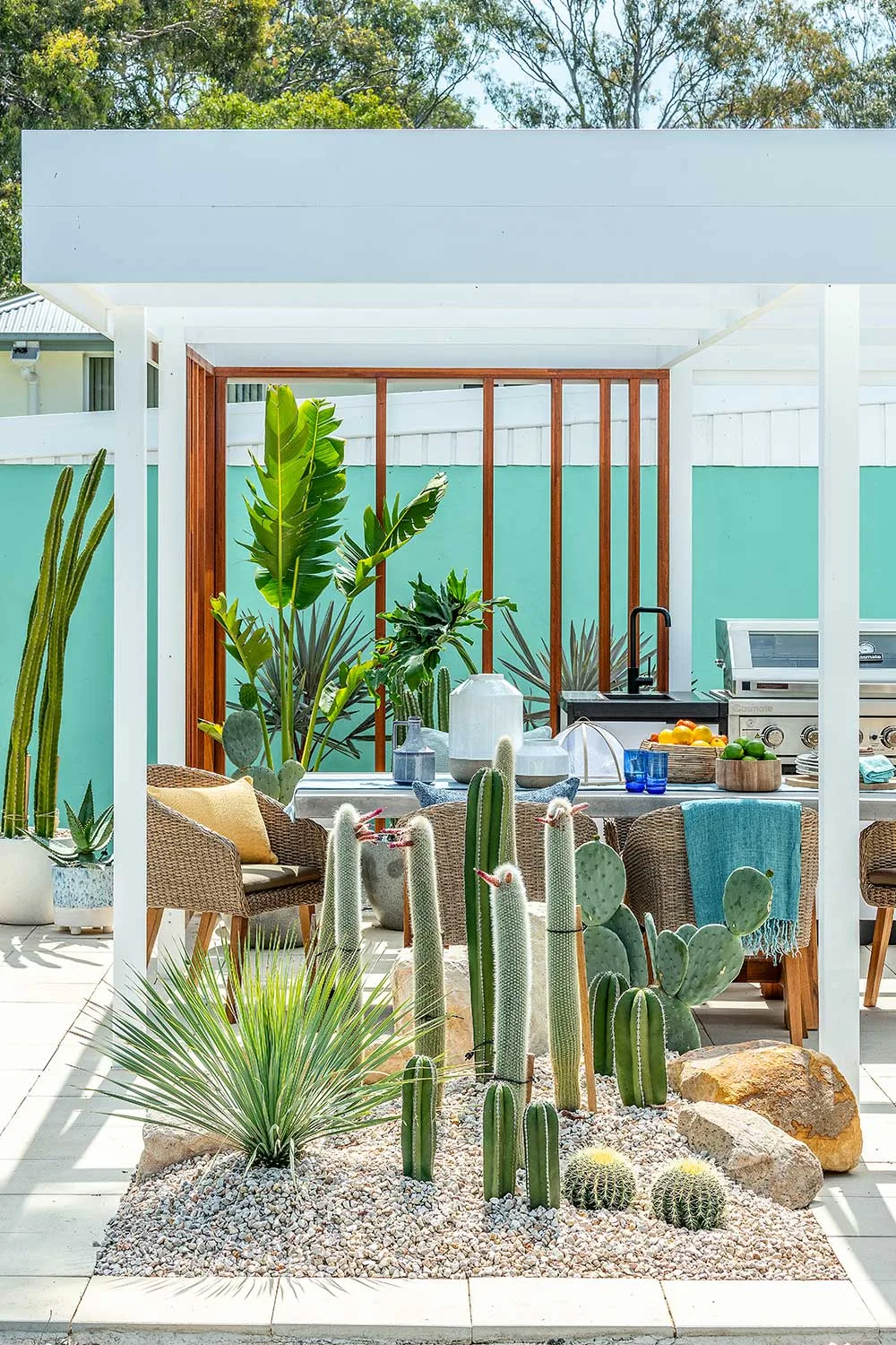 DIY Palm Springs style garden