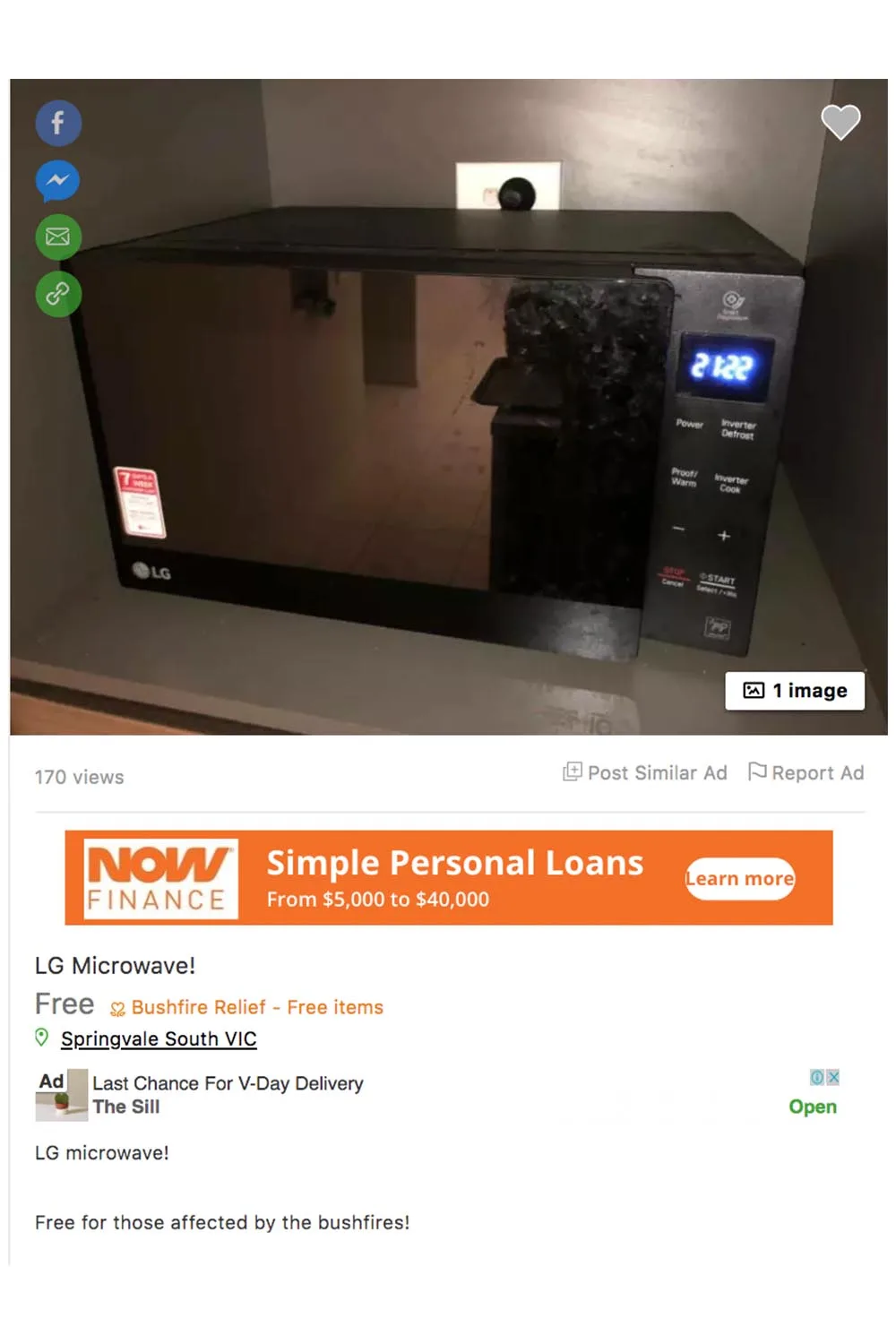 gumtree listing