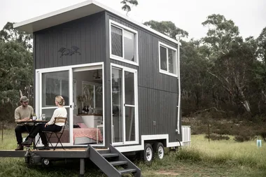 tiny grey house