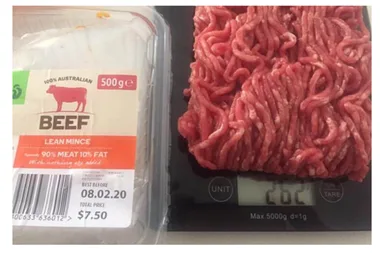 woolworths beef mince