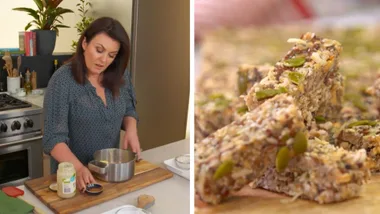 How to make Karen’s super seed cinnamon no-bake muesli bars