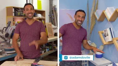 How to make quirky shelves with Adam