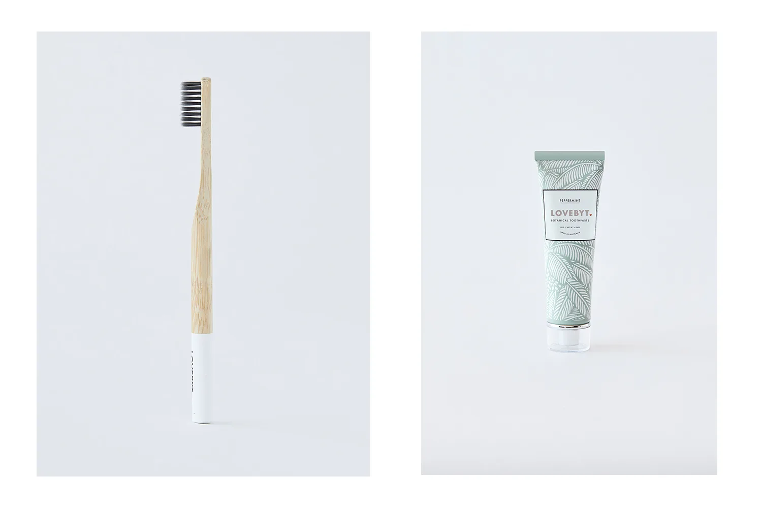 toothbrush and toothpaste
