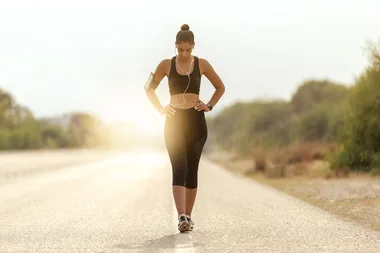 woman walking