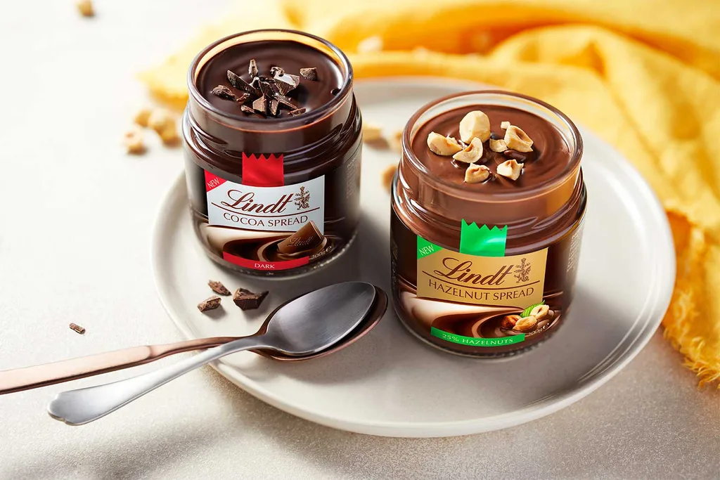 Lindt chocolate spreads