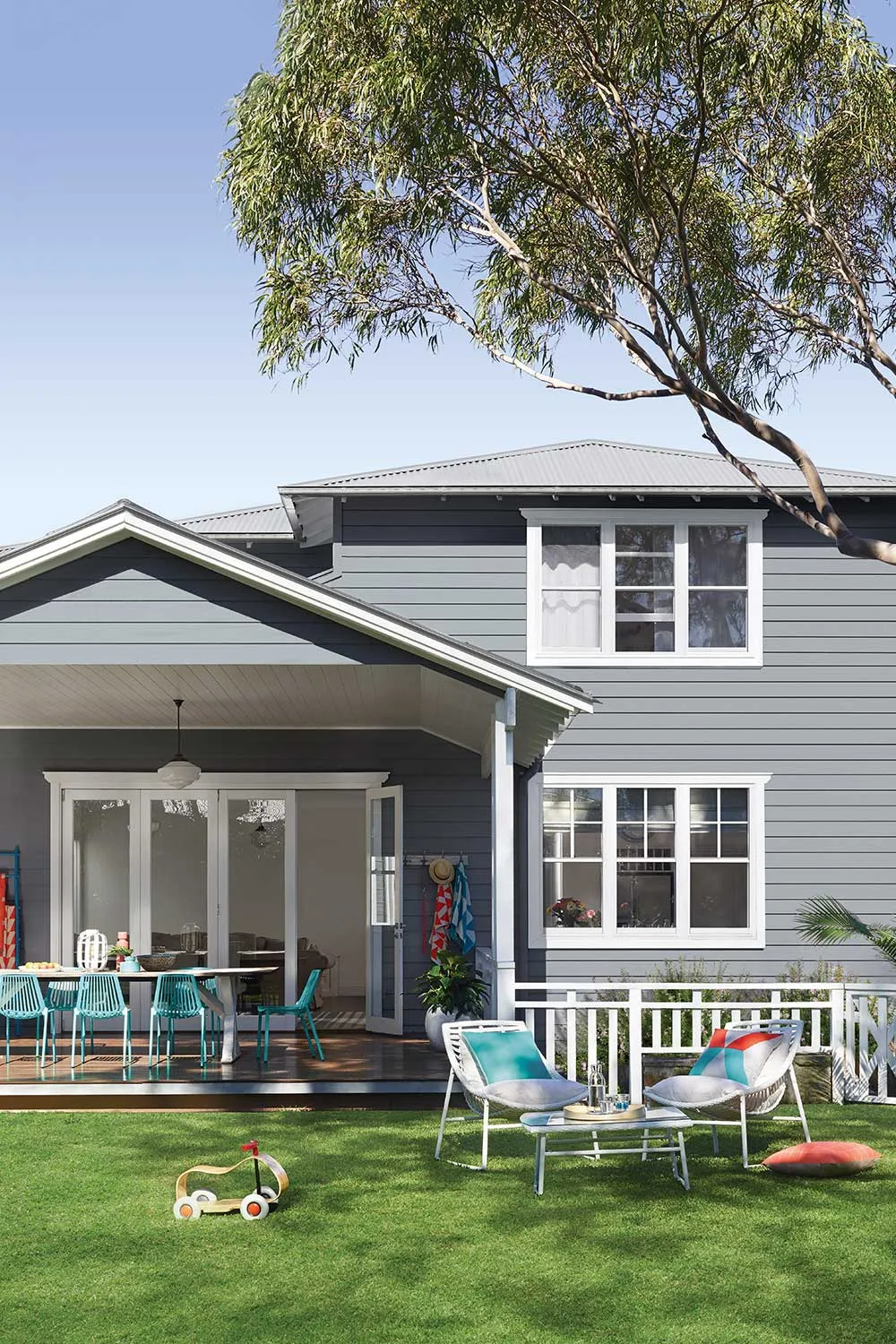 Weatherboard house exterior