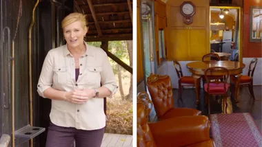 How one man turned a steam train into a house