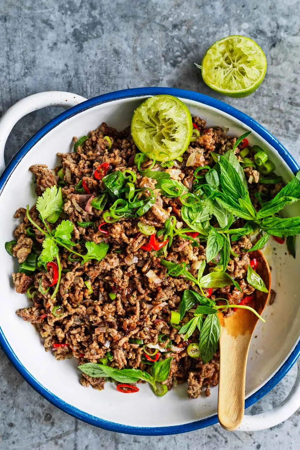 Beef larb