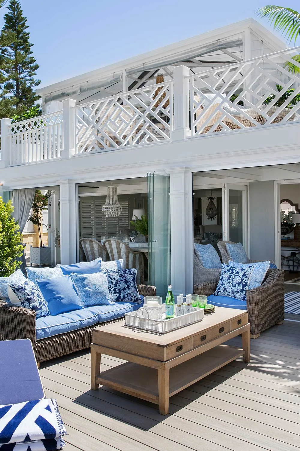 Hamptons balcony and deck