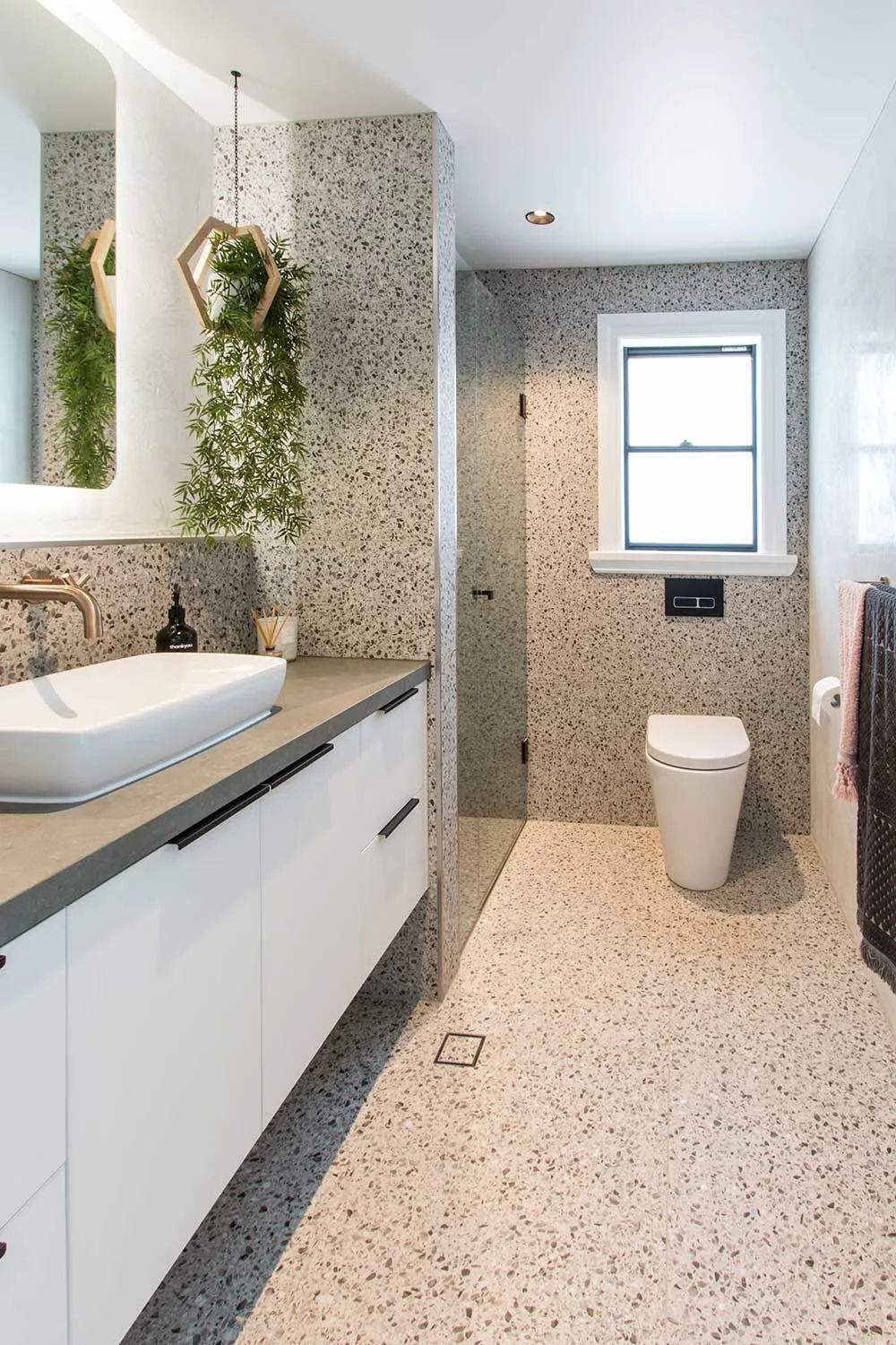 Modern bathroom renovation