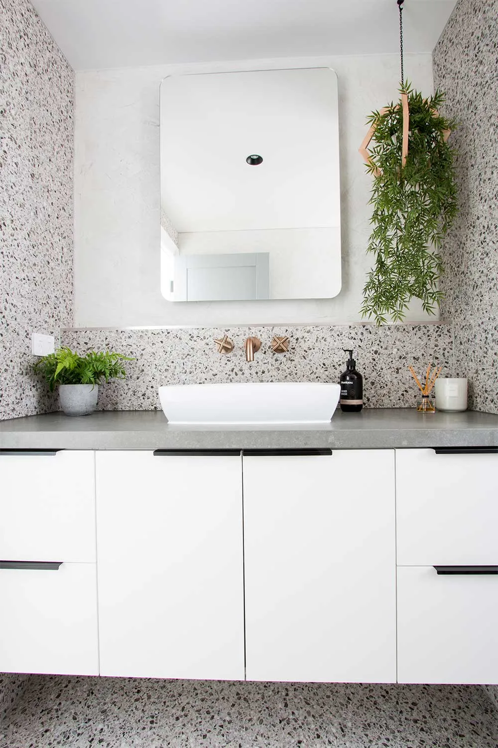 Modern bathroom renovation