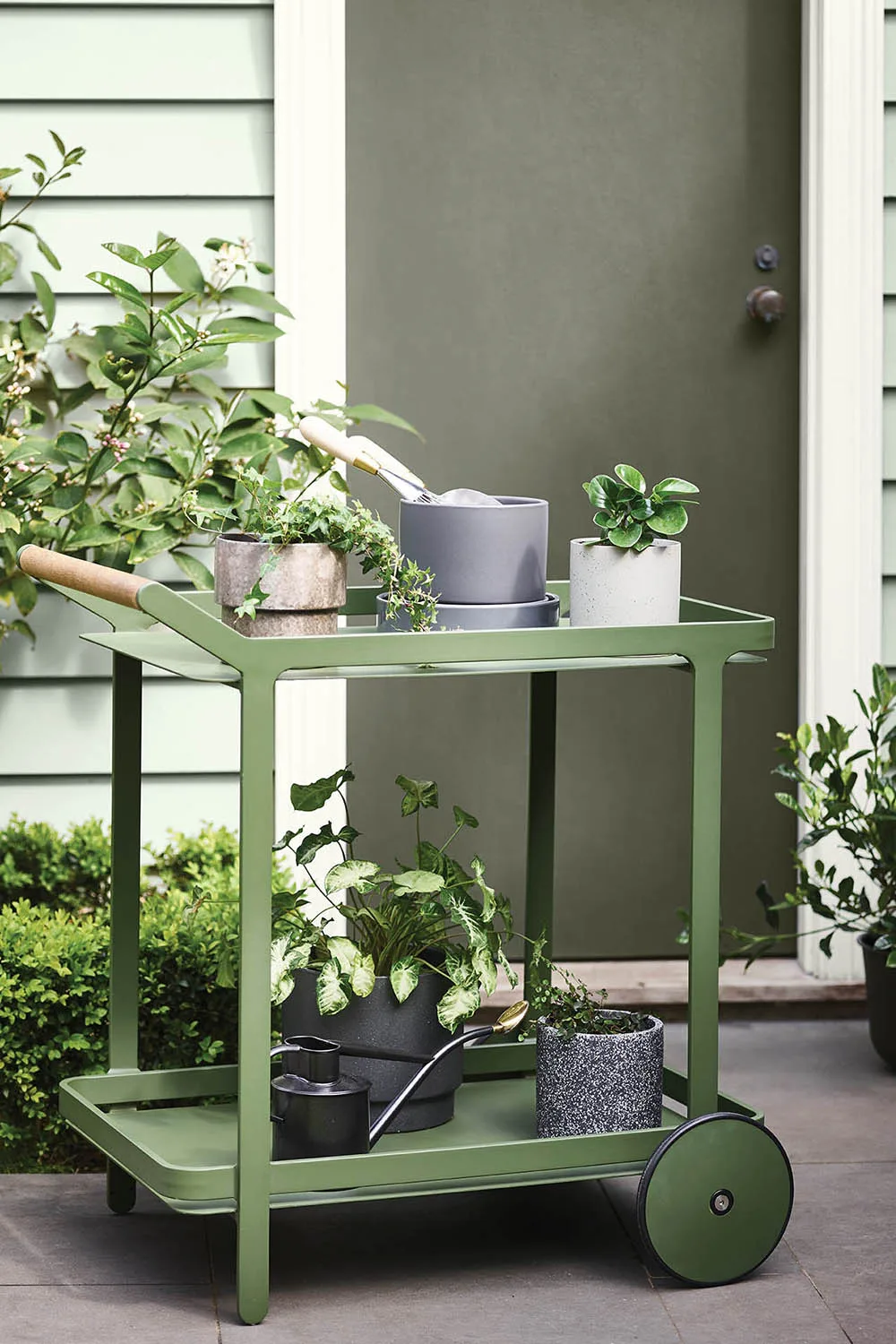 green bar cart