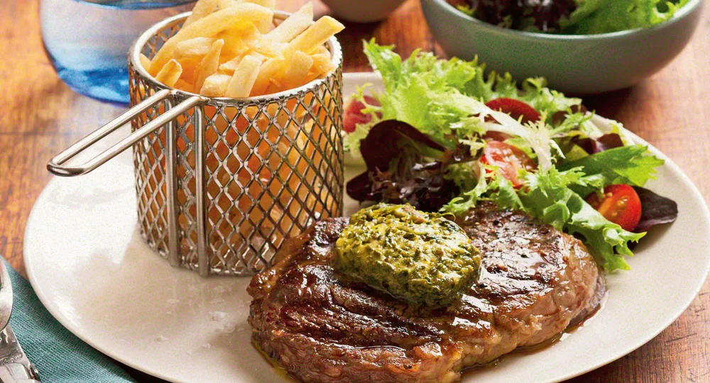 Grilled steak with Cafe de Paris butter - Better Homes & Gardens Australia