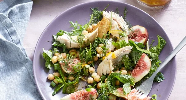 Chicken fig salad