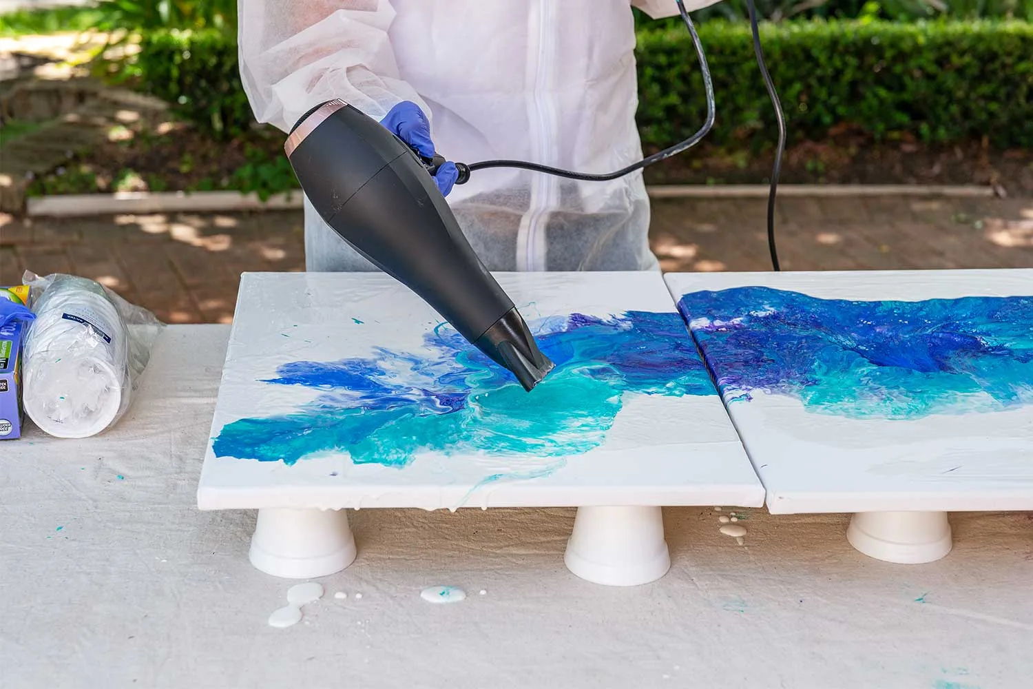 How to make a pour painting