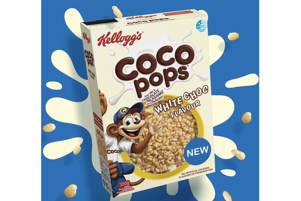 White choc coco pops