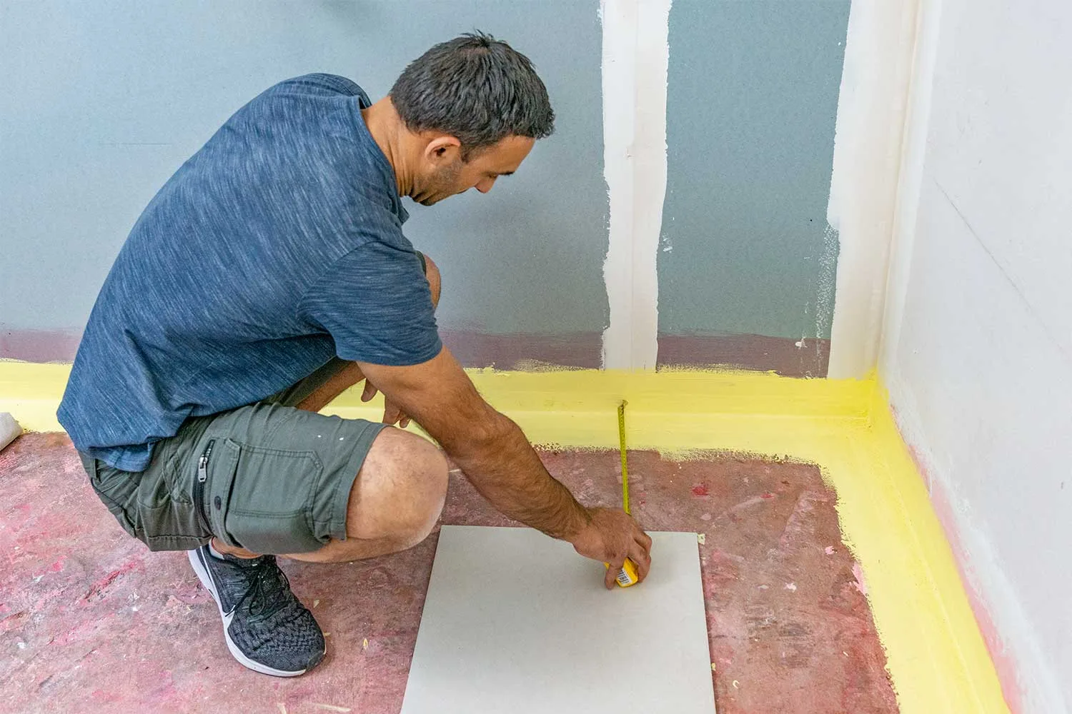 Tiling the floor