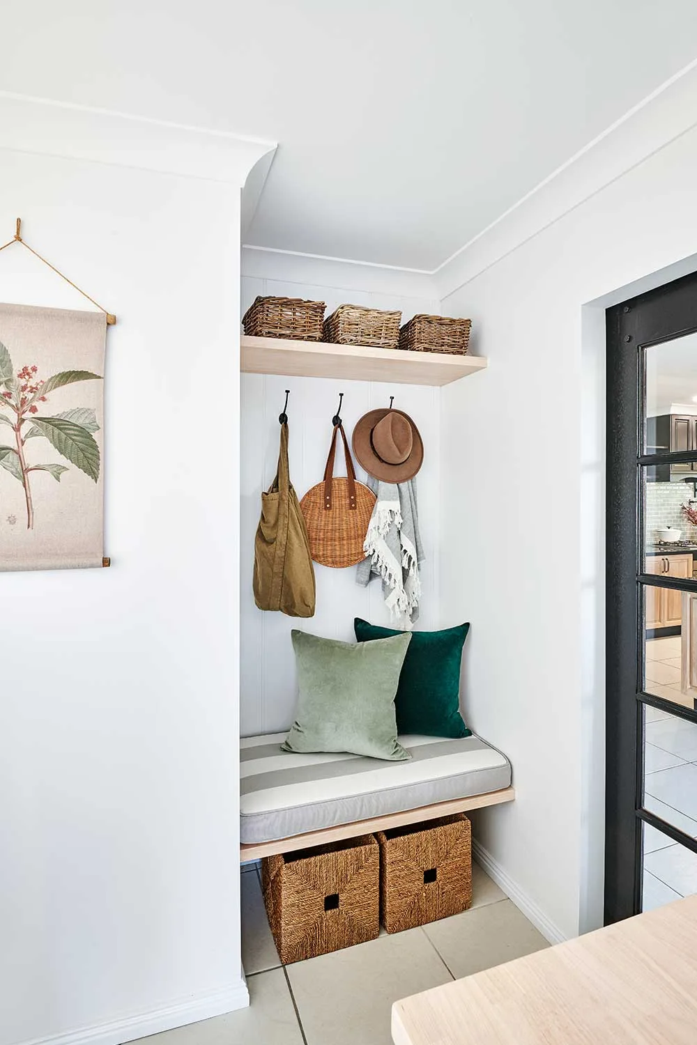 Mini mud room