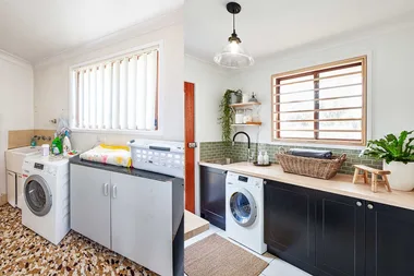 Before & after: A flatpack laundry transformation