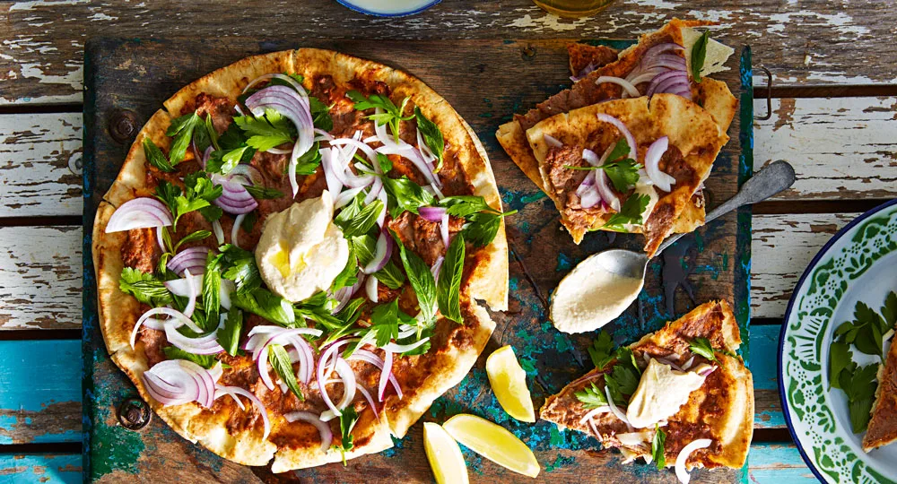 Turkish lamb flatbreads - Better Homes & Gardens Australia