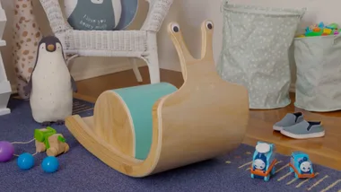 How to make a sturdy snail rocker with Adam