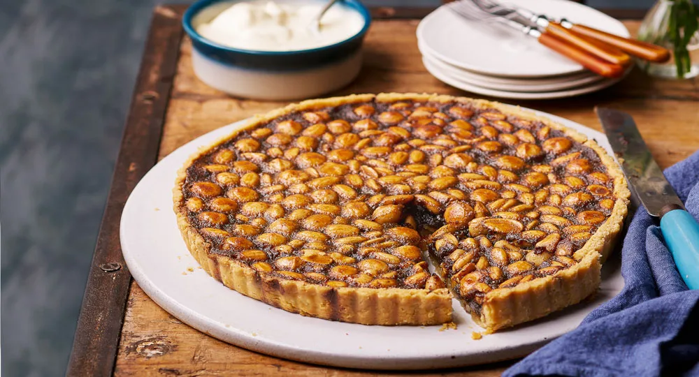Macadamia and almond tart - Better Homes & Gardens Australia