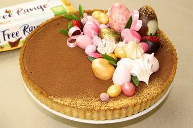 Easter Celebration Chocolate Tart