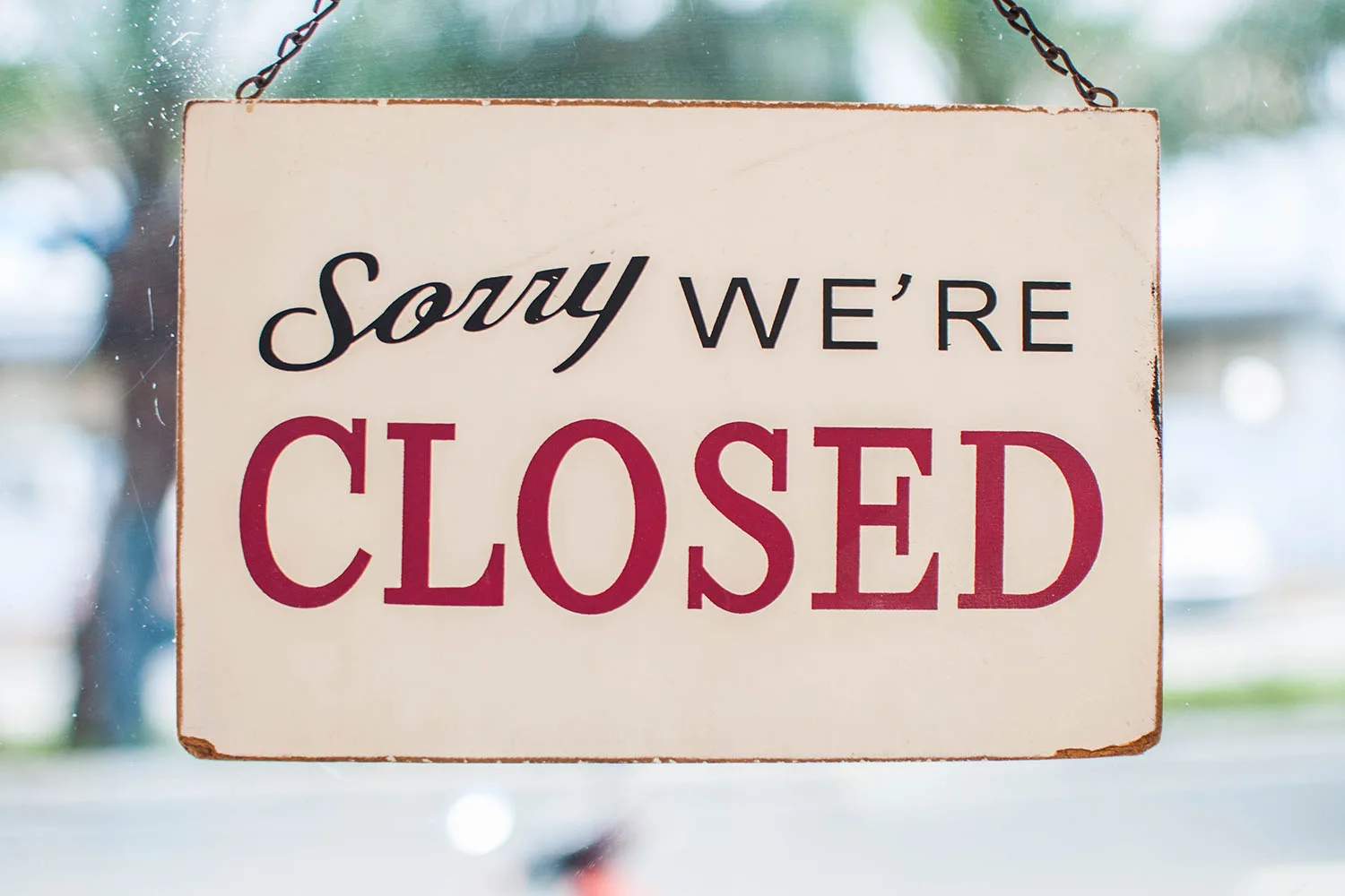 closed sign