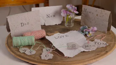 How to make plantable seed paper at home