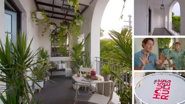 A House Rules-inspired balcony makeover