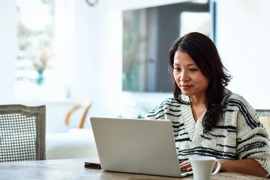 woman on laptop