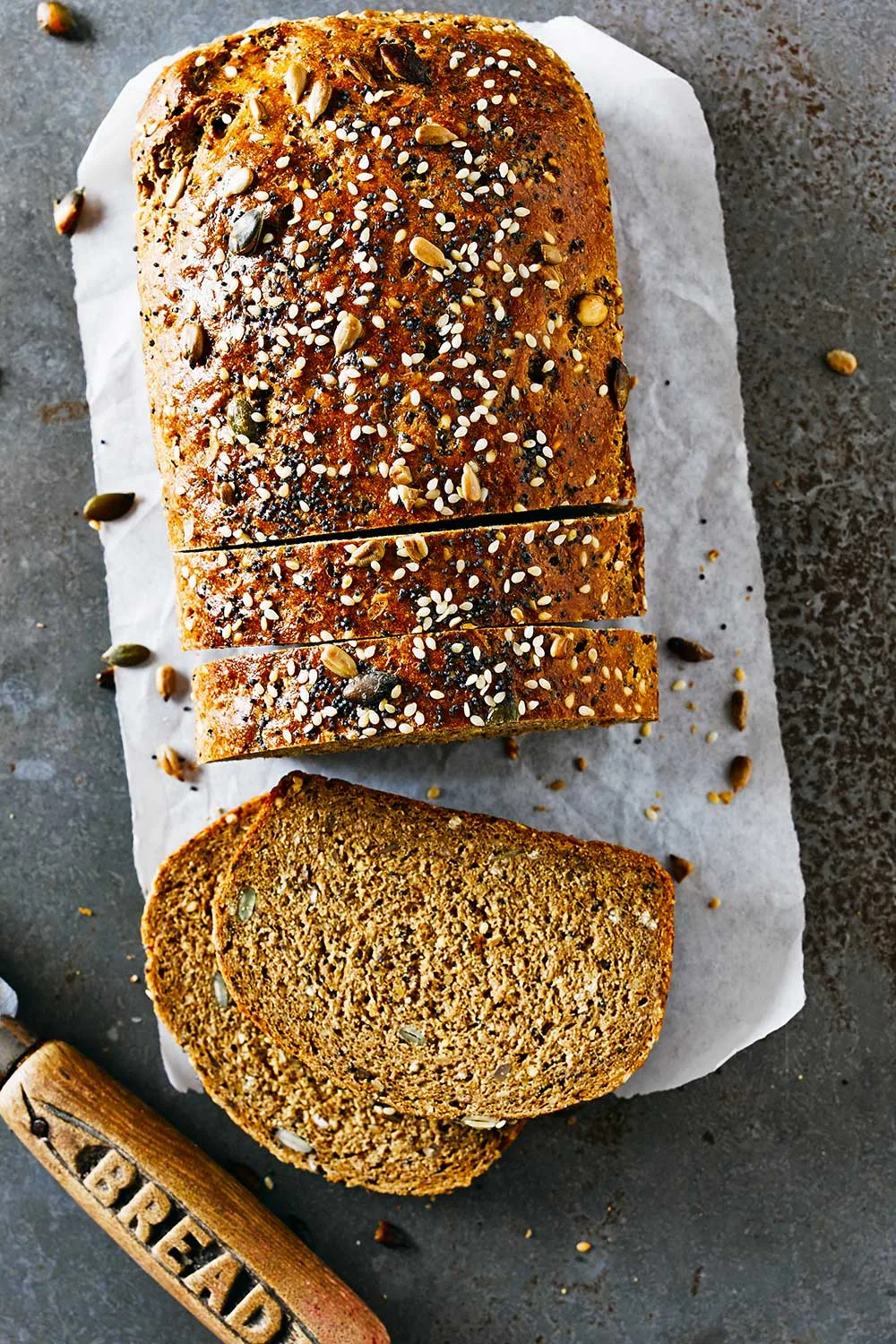 Seeded wholemeal loaf