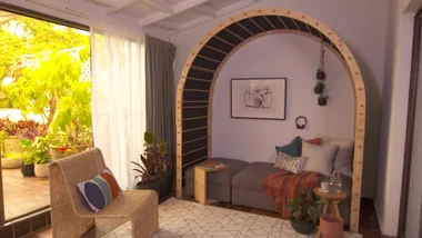Tara creates a curved chillout corner