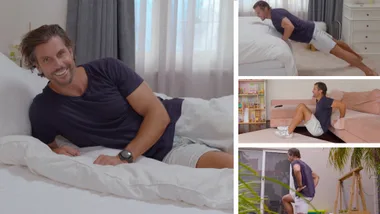 Sam’s simple home workout