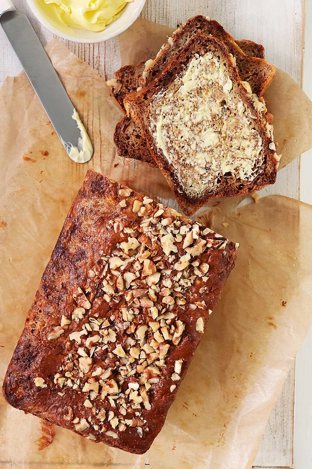 Healthy banana bread