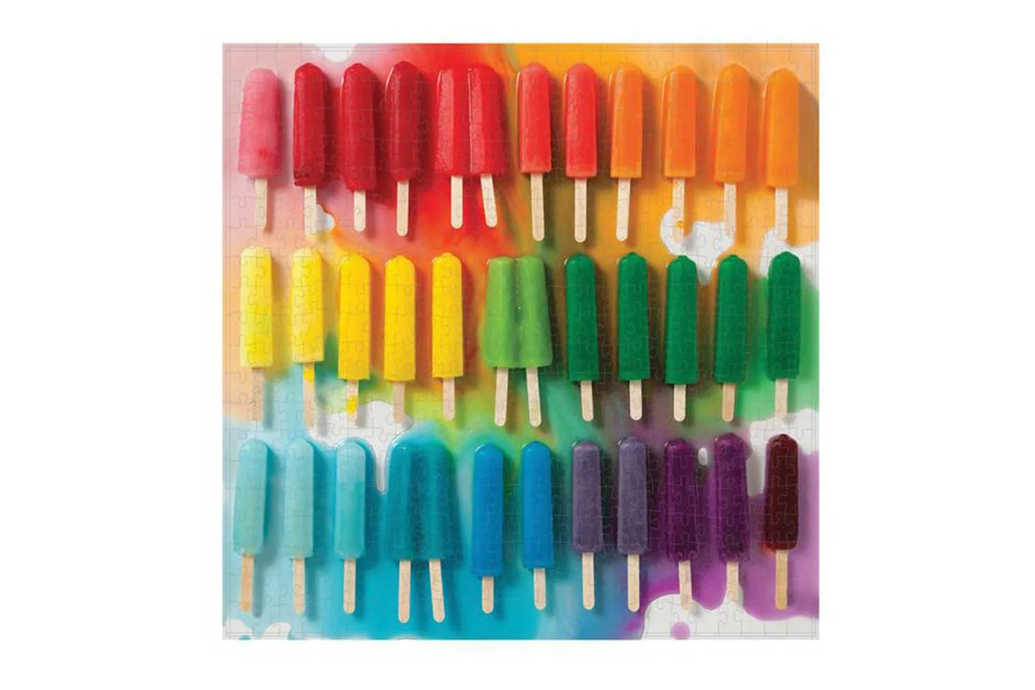 Galison rainbow popsicles puzzle