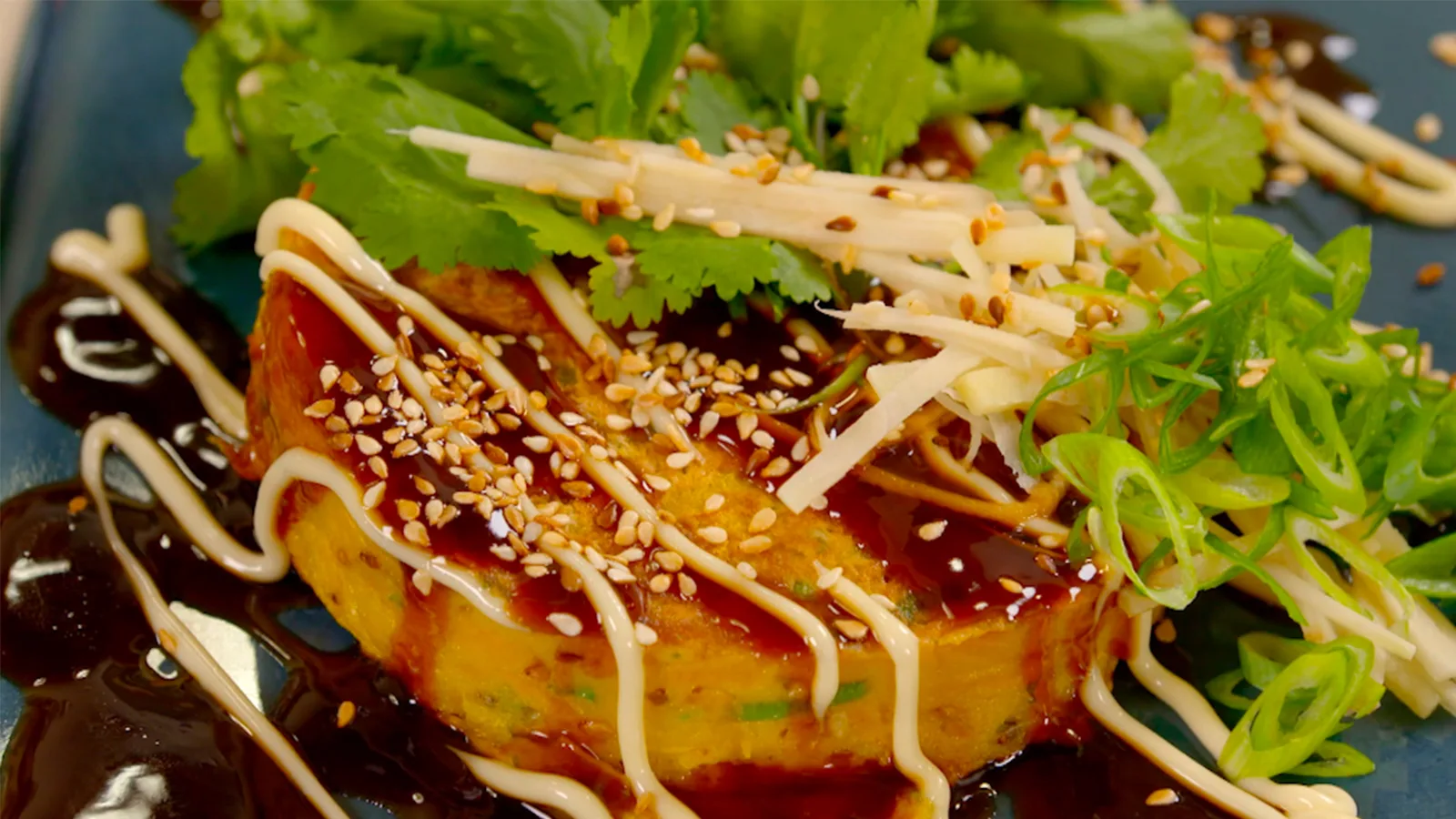 Japanese vegetable pancakes