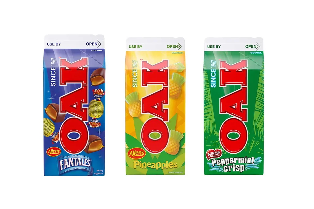 Oak flavoured milk