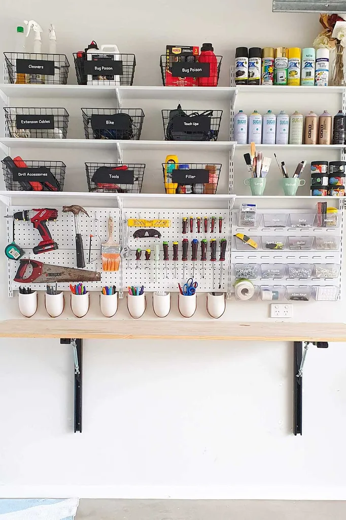 Garage tool wall